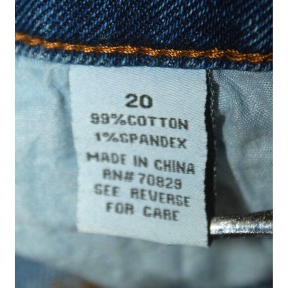 NWT Rue + High Rise Festival Shortie Jean Shorts Size 20 Lace Front Raw Edge Hem - Picture 12 of 13